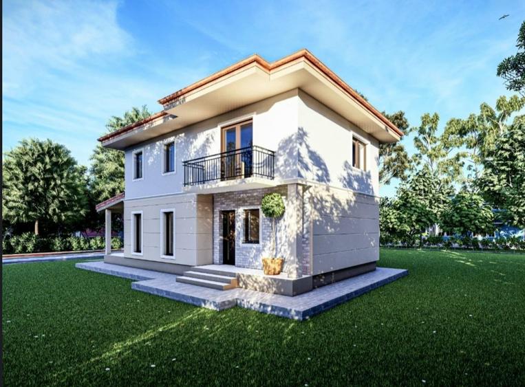 Casă individuală cu 4 camere cu Teren 500 Mp în Miroslava