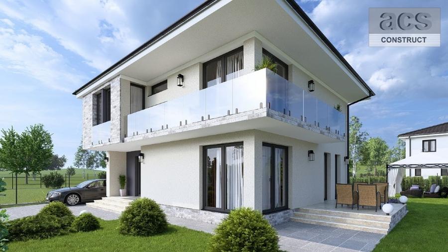 Casă individuală cu 4 camere cu Teren 600 Mp în Baciu