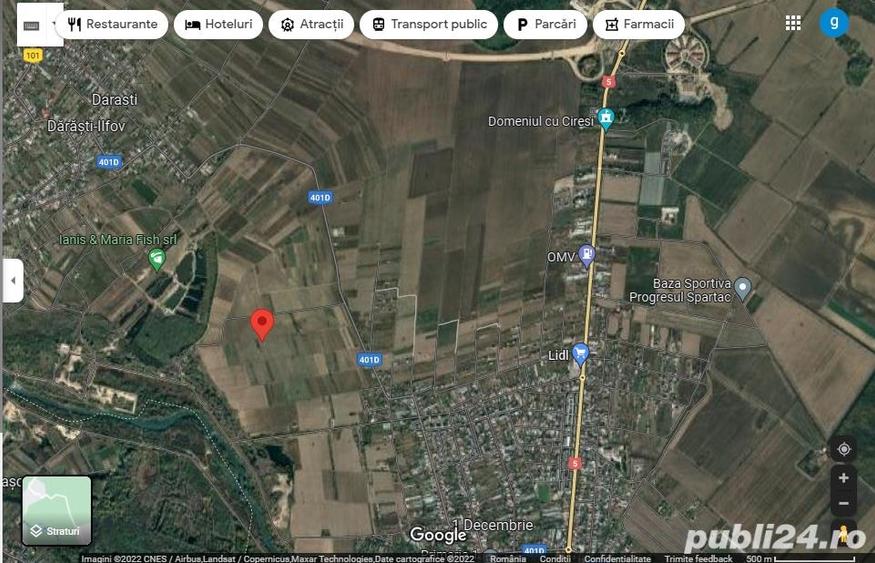 Teren de 2530 mp, în 1 Decembrie