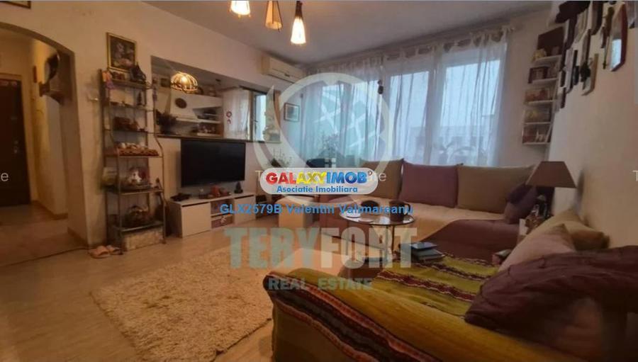 Apartament cu 3 camere semidecomandat, mobilat în Floreasca