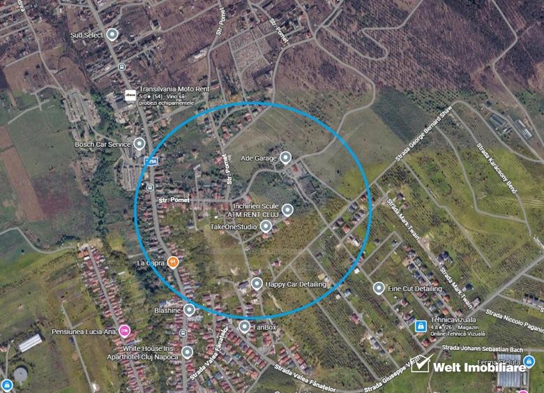 Teren Construcții intravilan de 542 mp, în Iris