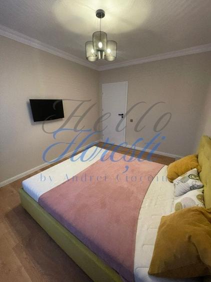 Apartament cu 3 camere semidecomandat, mobilat în Florești