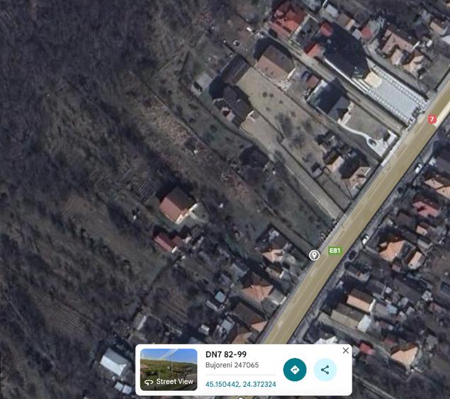 Teren intravilan 3.963 mp cu dublă deschidere - 2