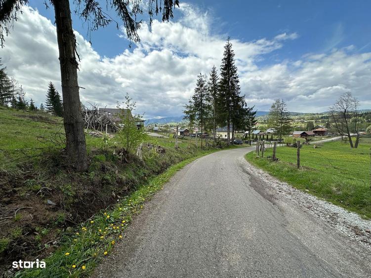 Teren la asfalt si priveliste frumoasa, 1000mp, Neagra Sarului - 4
