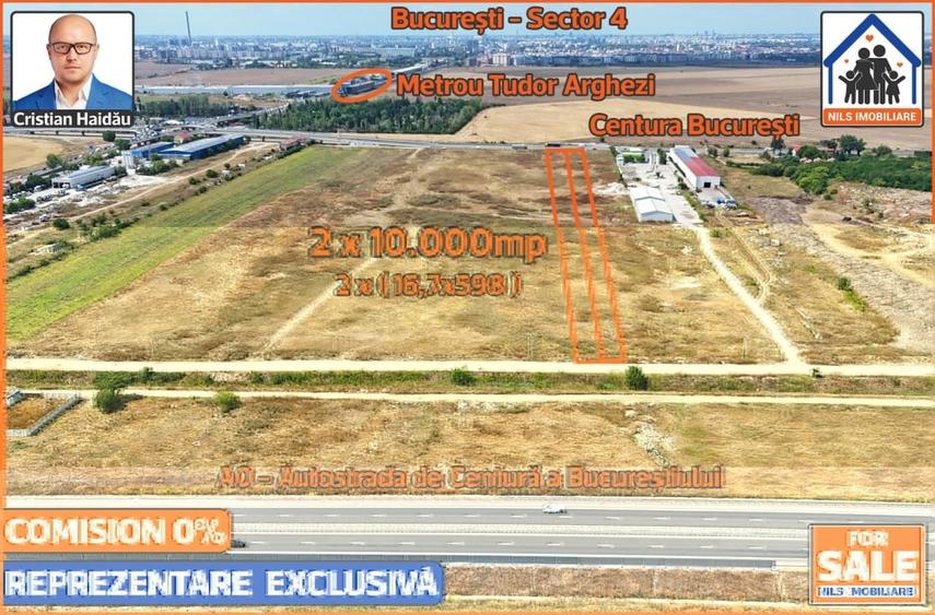 Teren 20k mp intravilan situat intre centura si A0 - Berceni IF - 2