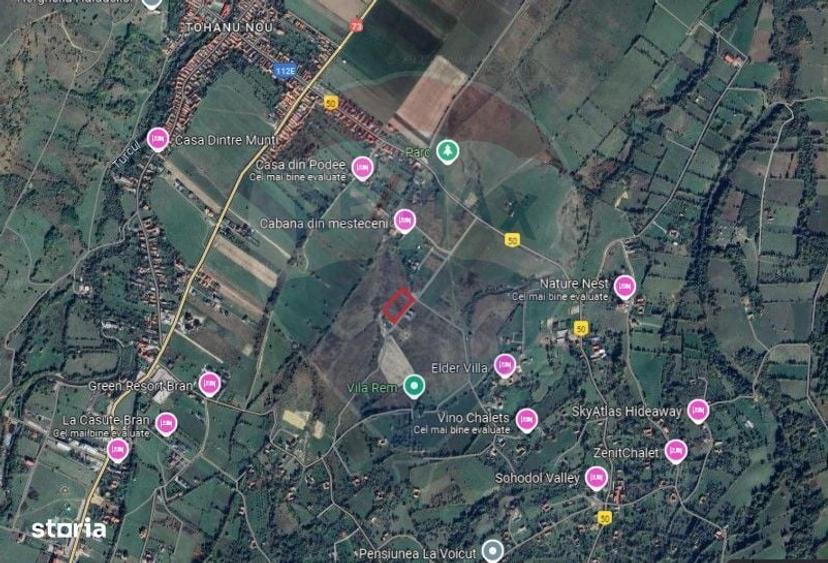 Teren Bran - Sohodol intrare 2700-4800mp - 4