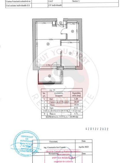 Metrou 1 Mai | 2 camere | 50mp | Semidecomandat | B12812 - 7
