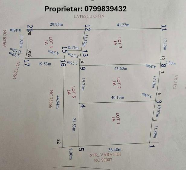 Direct de la proprietar - teren intravilan 820mp Proselnici - 1