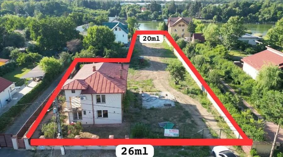 TEREN LAC SNAGOV - PONTON - CASA P+1E - 20ml deschidere - 1