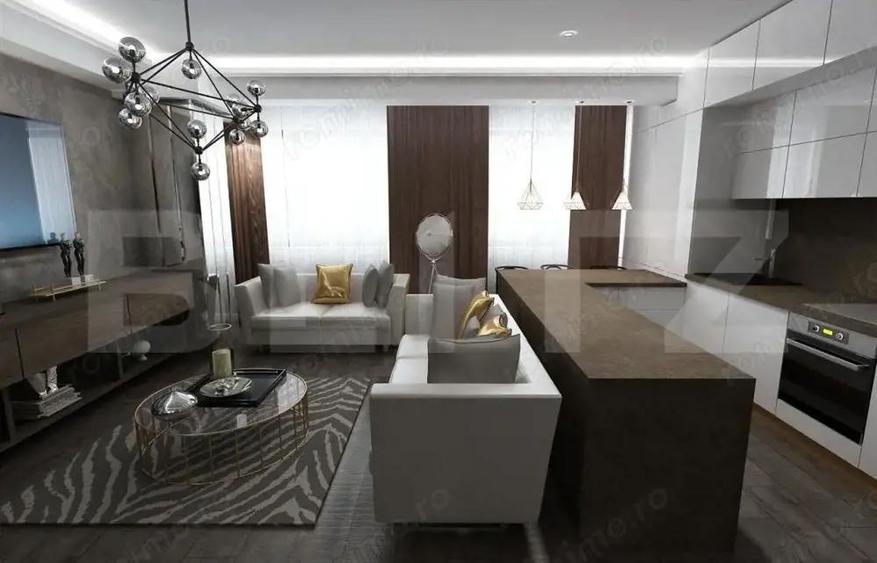 Apartament 3 camere, 74 mp, modern lux, etaj intermediar, lift, zona Burdujeni - 2