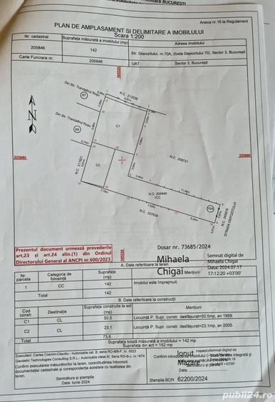 Proprietar vand casa curte zona cartierul 23 August - 1