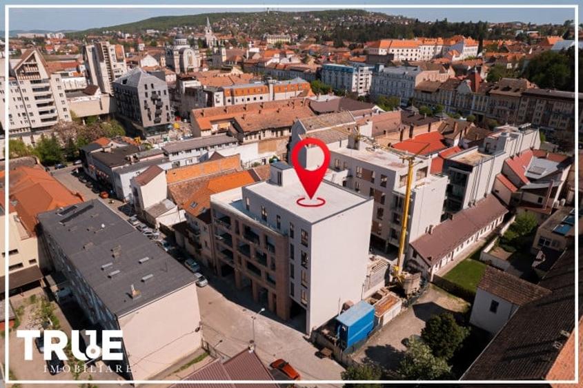 Ap. 2 cam, 57.3m? + 16.2m?, ultracentral, Arossa Center, Tg. Mureș! - 3