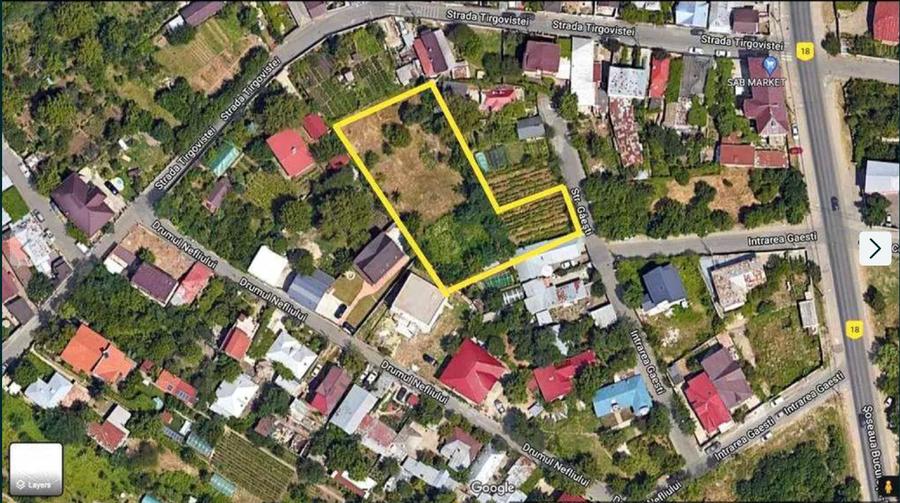 Teren 2.067 mp (M3 + L1c) | 15 ml la stradă | Sector 5 – Intrarea Găești - 3