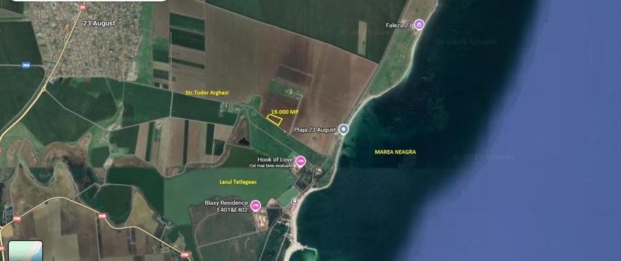 Teren intravilan in localitatea 23 August , str. Tudor Arghezi , 400 m de plaja - 1