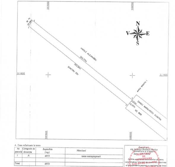 Teren Extravilan In Rate Primaverii Com. Berceni | 4.973mp | #EG39 - 2