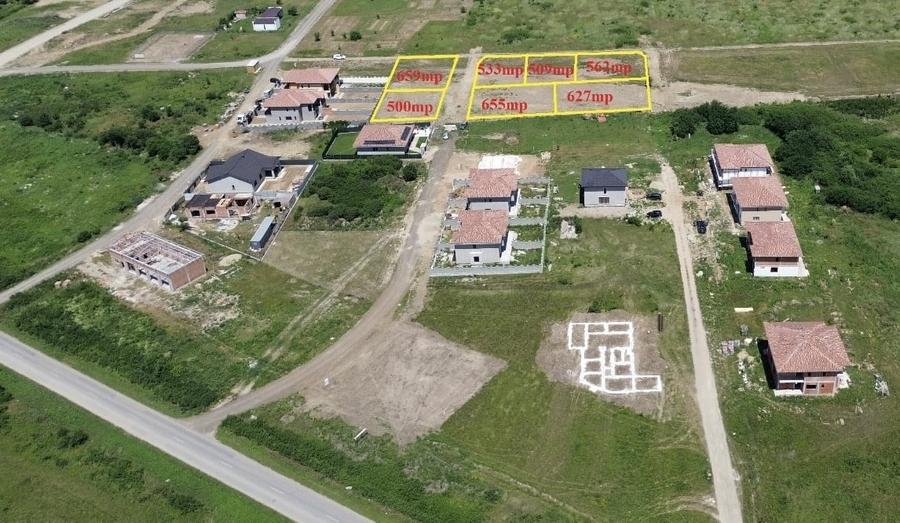 Teren intravilan, 533 mp, front 20 m, toate utilitatile -Mosnita Noua - 1