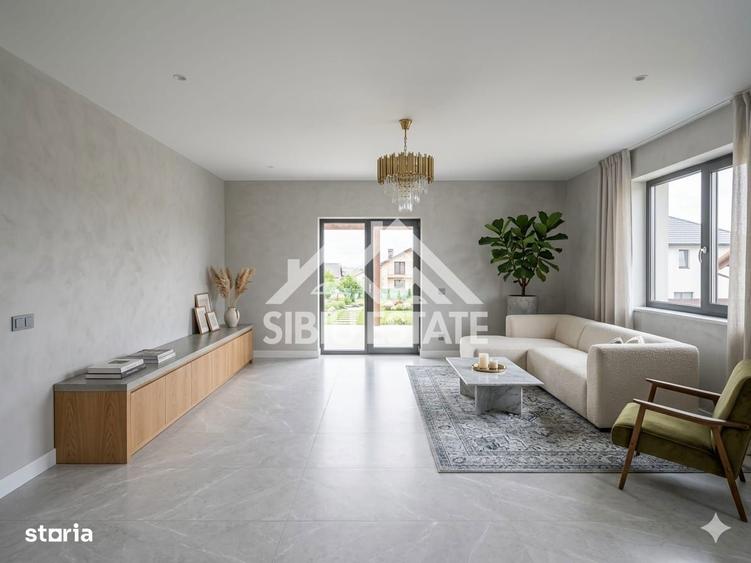 Casa 4 camere, 2 bai, curte si terasa Sibiu Calea Cisnadiei - 1
