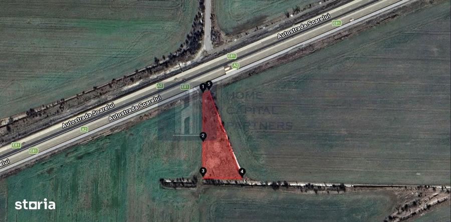 TEREN INTRAVILAN 2.650 MP | ZONA Am1 | Autostrada A2 - 1