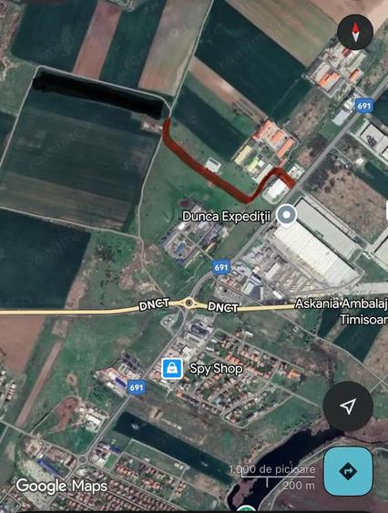 AV654 Teren extravilan Giarmata-Dunca, 18.335 mp, zona industriala - 2