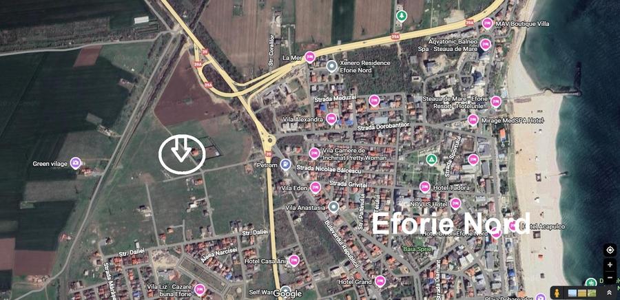 Teren intravilan, 700 mp  - Eforie Nord - 1