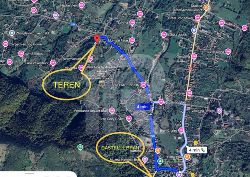 Teren investitie Bran - Predelut, la 2 km de Castelul Bran - 7