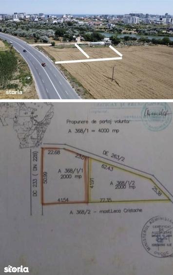 Teren cu deschidere 50 ml la drum Lumina-Navodari, 2000 mp/4000 mp. - 1