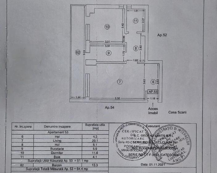 Apartament 2 camere de vanzare zona Mamaia Butoaie - 13