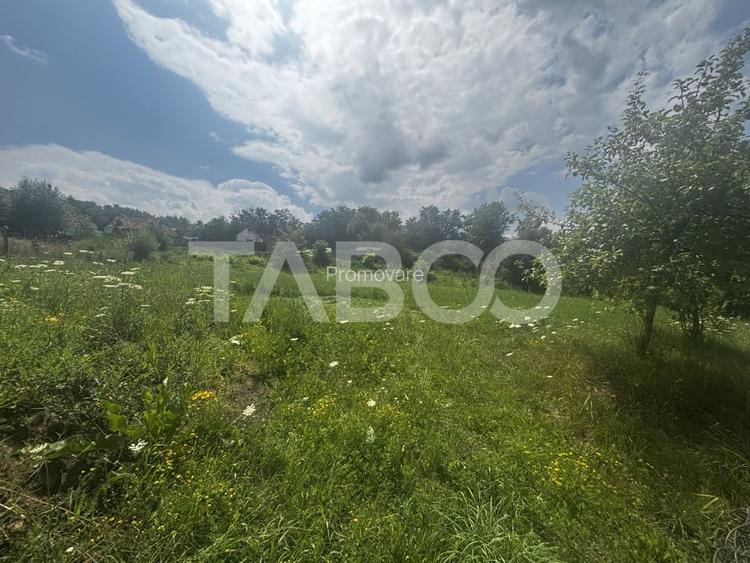 Teren de vanzare intravilan Slimnic Sibiu 860 mp zona deosebita