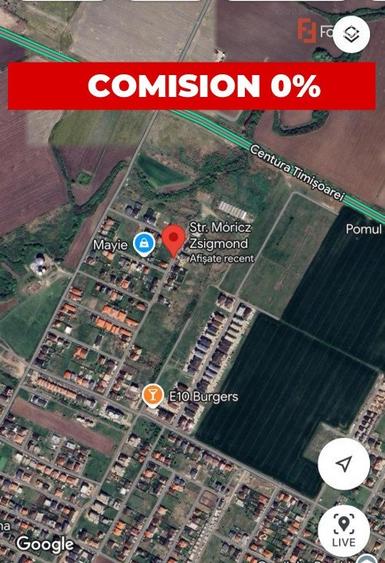 Teren intravilan servicii , 729 mp, front stradal 18 ml, Dumbravita - 1