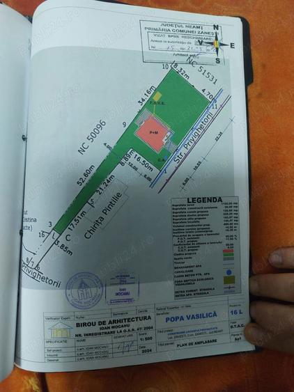 Vand casa p+m 250mp la ro?u cu teren 1200mp - 2