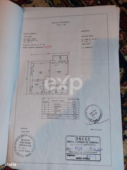 Apartament cu 2 camere decomandat în Central