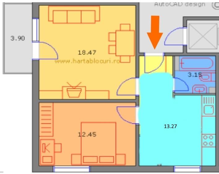 Titan Diham - Bd Nicolae Grigorescu - Basarabia Apartament 2 Camere - 3