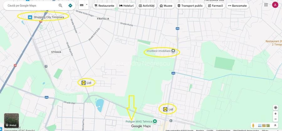 Chișoda | 563 mp | Front 19,5 m | Utilități | Aproape de lac