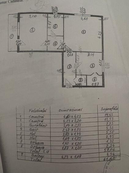 Apartament 2 camere – 61 mp, complet mobilat și utilat Dristor - 9