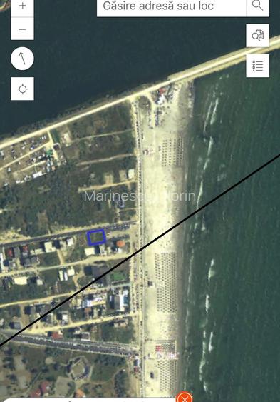Teren intravilan 1000 m² cu deschidere de 38 m, la 50 m de plajă – Mamaia Nord,