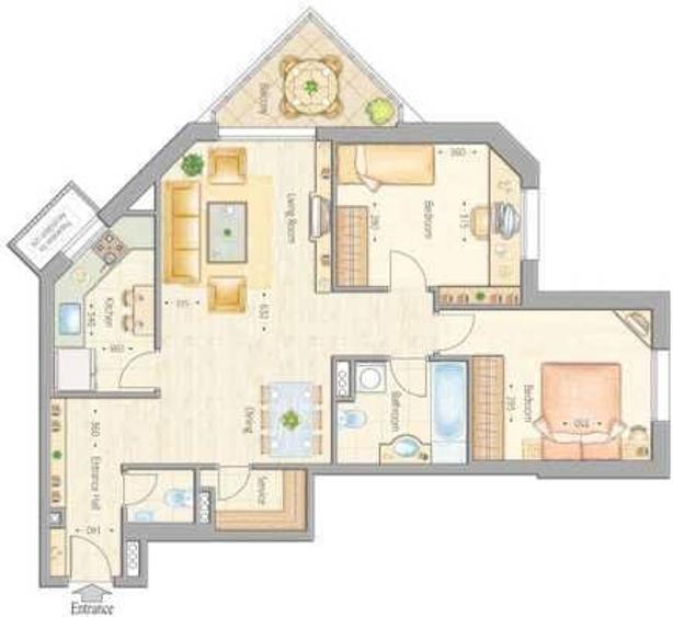 Planorama Complex -3 camere+parcare subterana - 10