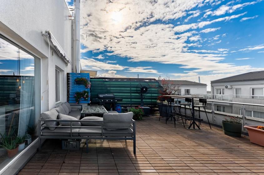 Apartament 4 camere de vanzare Baneasa -  108 mp utili, terasa - 16