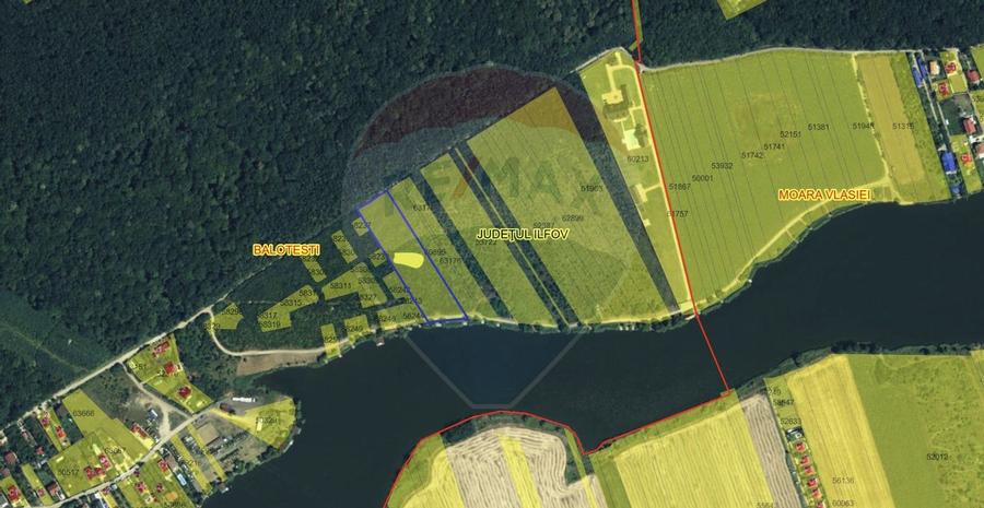 De vanzare | Teren Dubla Deschidere Lac-Padure | Balotesti - 1