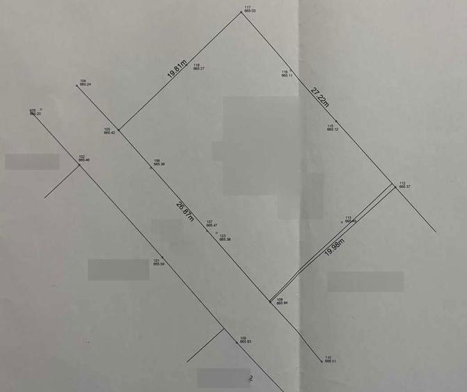 Sacele-Bunloc|Teren intravilan|531 mp|Front 27 m|Intre case|Utilitati - 5