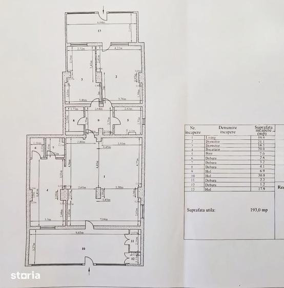 Casa la bloc 193 mp, living 60 mp, gradina, extinderi cu funda?ie - 9