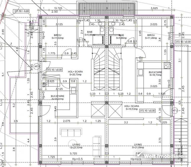Duplex 245 mp, D+P+E+M, zona linistita de case, panorama deosebita ! - 2