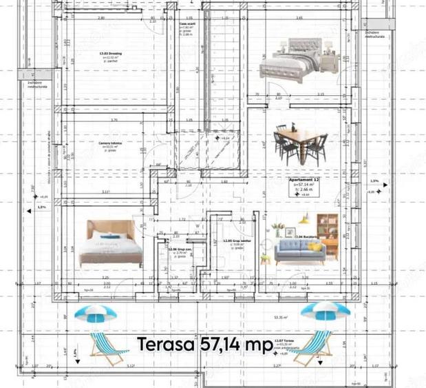 Penthouse cu Terasa Panoramica, Ciarda Rosie Penthouse cu Terasa Panoramica, Ciarda Rosie