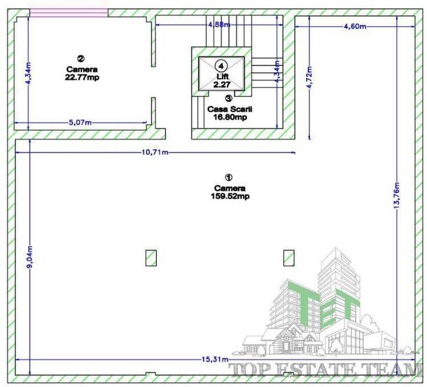 Spatiu de birouri de 3,000mp de vanzare in zona Pipera - 11