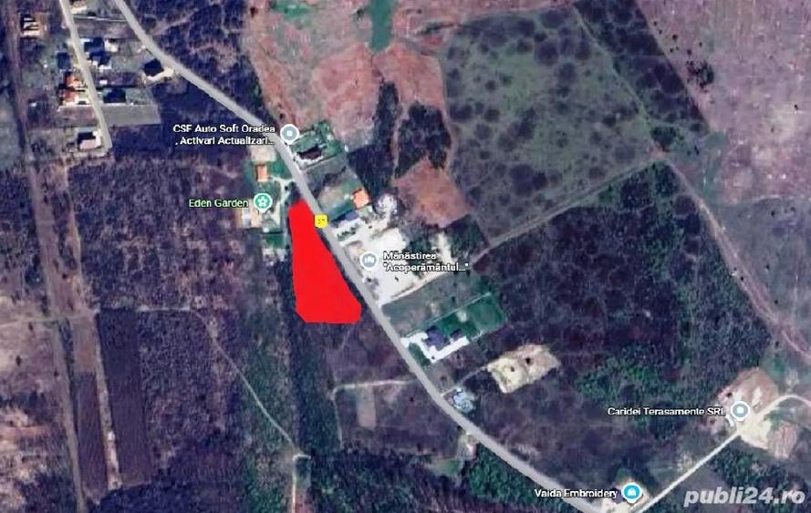 Teren intravilan 5340 mp triplu frontstradal cu asfalt intravilan Paleu - 4