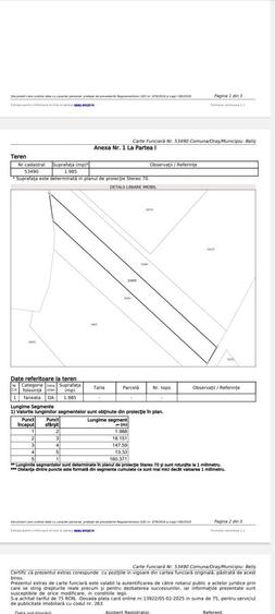 De vinzare teren in comuna Belis, sat Giurcuta de Jos, judetul Cluj - 1