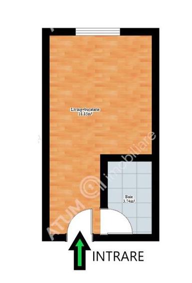 Garsoniera decomandata in zona Ipas din Sibiu - 4