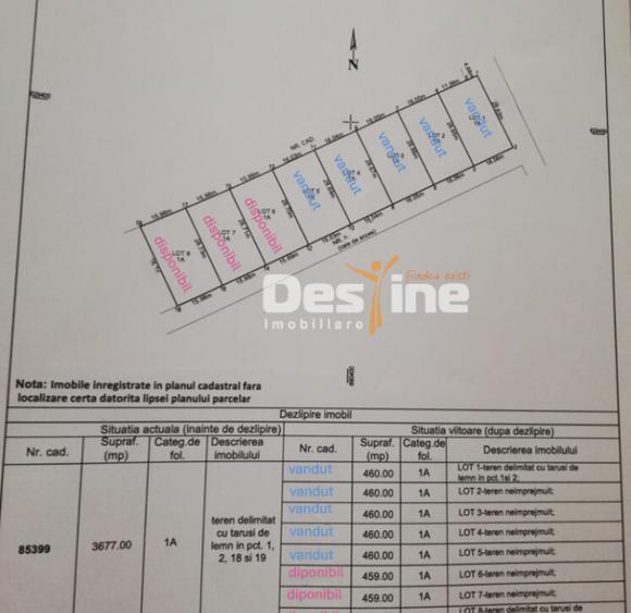 MIROSLAVA, teren 460 mp, 40.900 euro - 1