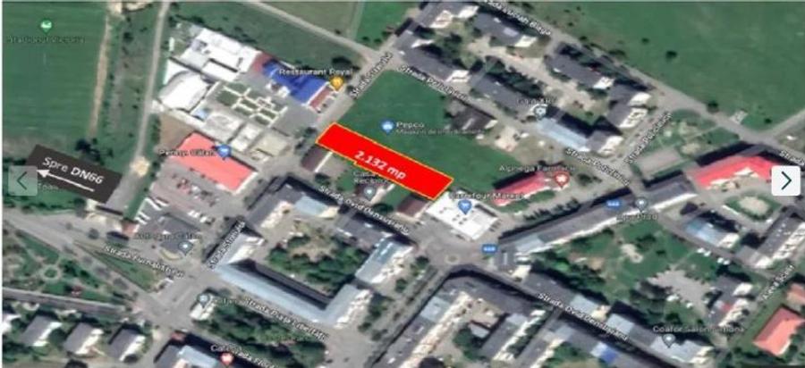 Teren intravilan pentru comercial, 2.132 mp oraș Călan, jud. Hunedoara - 1