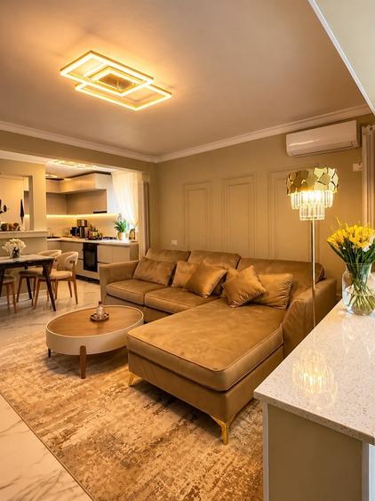 Apartament cu 3 camere decomandat, mobilat în Central