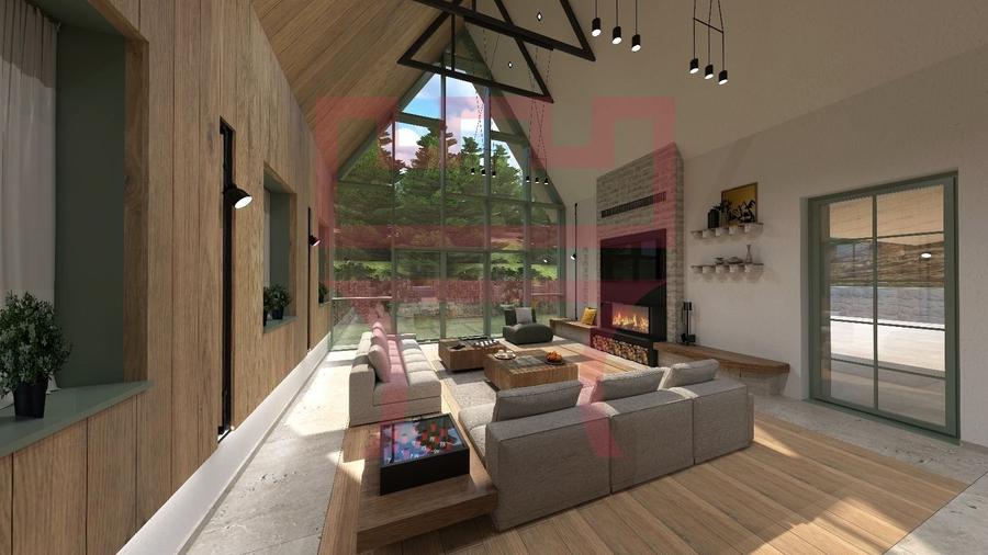 Vanzare  teren 1.190mp pentru 2 cabane in Marisel langa partie - 2